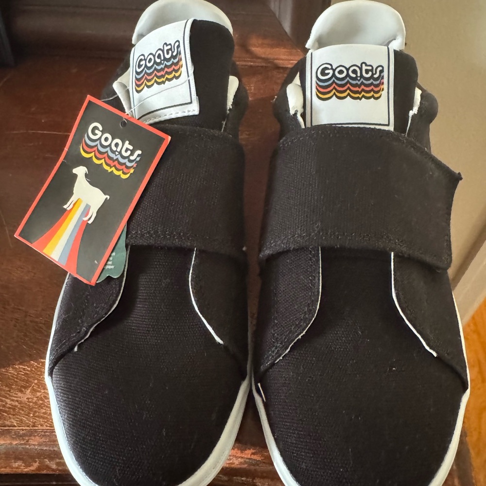 Women’s size 7.5 Goat slip on sneaker platform